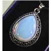 Image 1 : TEARDROP OPALITE PENDANT NECKLACE