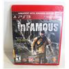 Image 1 : INFAMOUS PS3 PLAYSTATION 3 VIDEO GAME