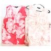 Image 1 : 2 MED. BUTTONDOWN V NECK TOPS