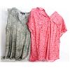 Image 1 : 2 LAR. GREEN & PINK SUMMER TOPS
