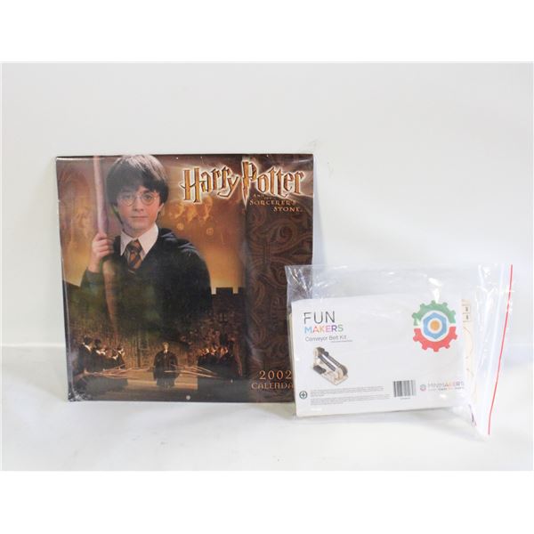 SEALED 2002 HARRY POTTER CALENDAR +