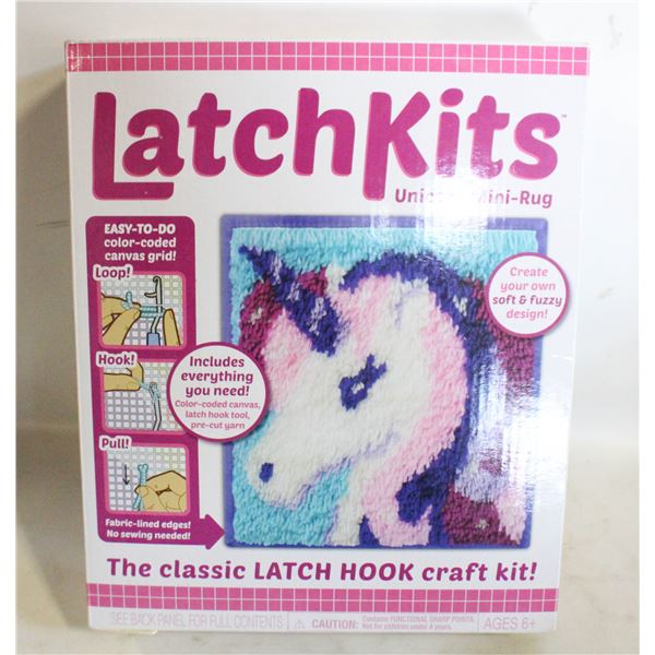 NEW LATCH KIT UNICORN MINI RUG