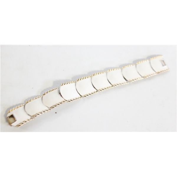 VTG. SIGNED BUTLER ENAMEL BRACELET