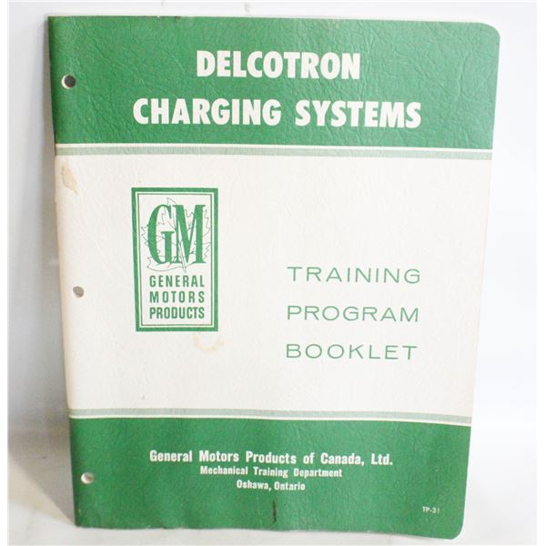 GMC DELCOTRON CHARGING SYSTEMS