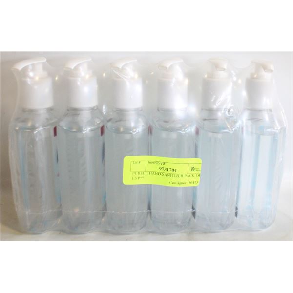 PURELL HAND SANITIZER PACK OF 6 EXP**