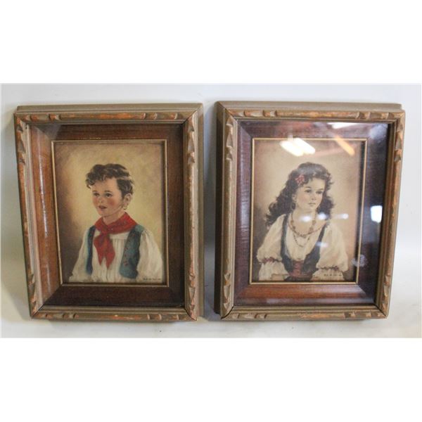 VTG. ELENA & CHICO-GYPSY CHILDREN