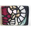Image 1 : QUILTED STAINGLASS “ANGLE” WALL HANGING