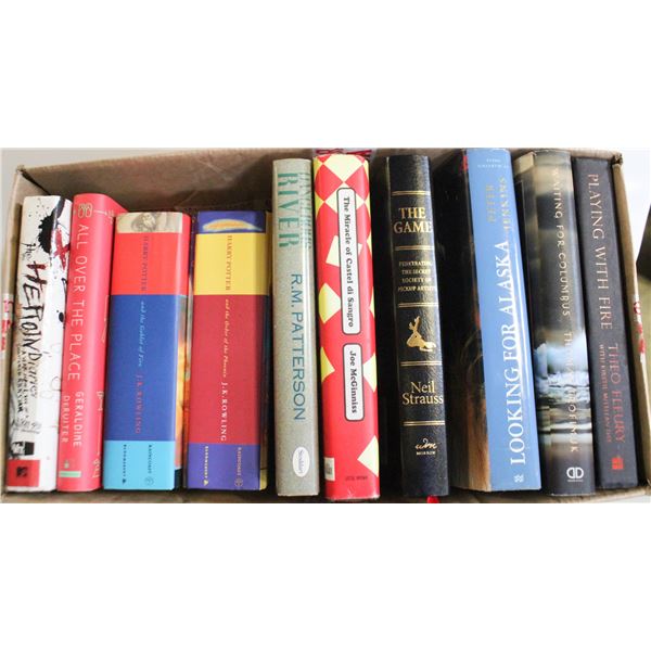 TEN HARDCOVER BOOKS
