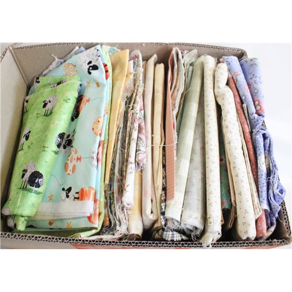 QUILTING/SEWING FABRICS - ASSORTED