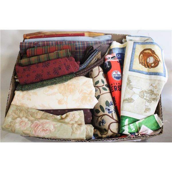 QUILTING/SEWING FABRICS - ASSORTED