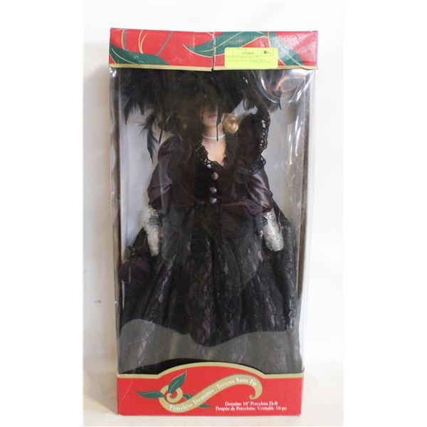 TIMELESS TREASURES 18" PORCELAIN DOLL NEW IN BOX