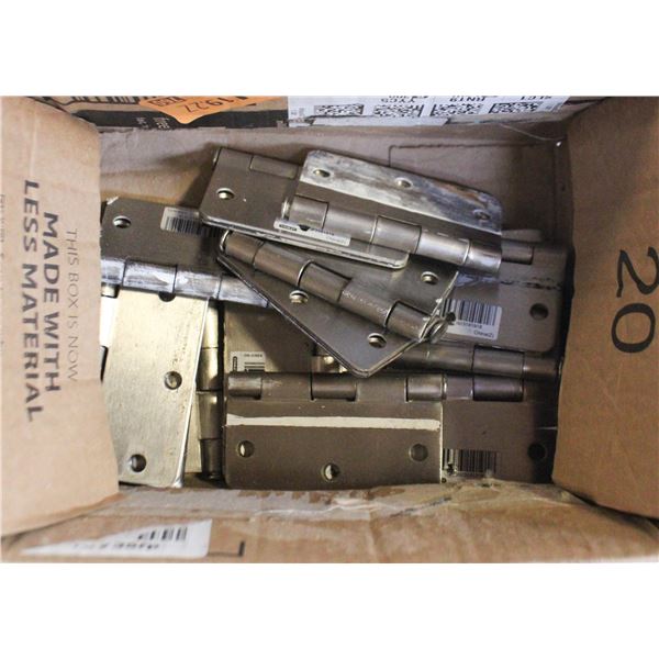 3 1/2 INCH SILVER DOUBLE HINGES