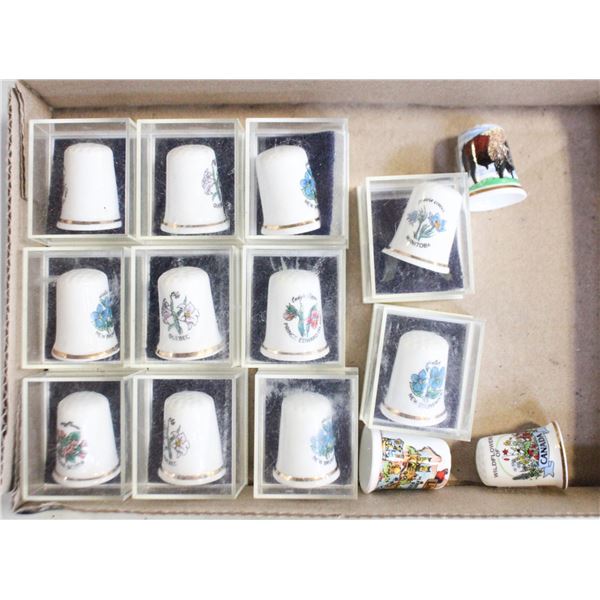 VINTAGE THIMBLES MOSTLY CANADA