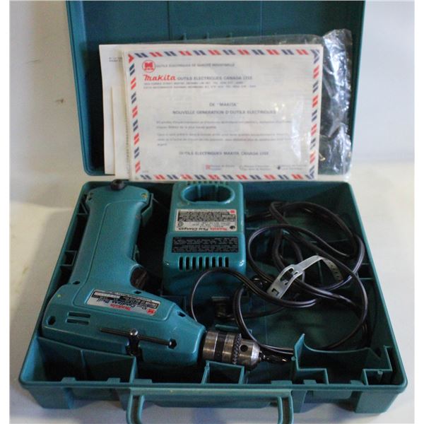 MAKITA 10MM CORDLESS DRILL MO. 60100 WITH CARRY