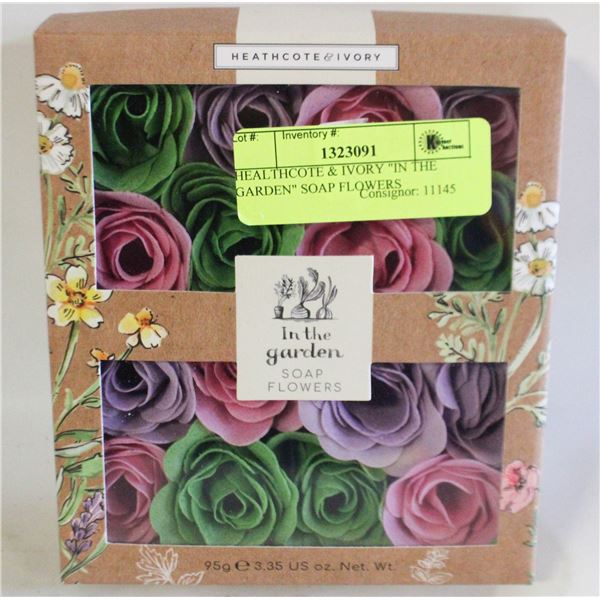 HEALTHCOTE & IVORY "IN THE GARDEN" SOAP FLOWERS