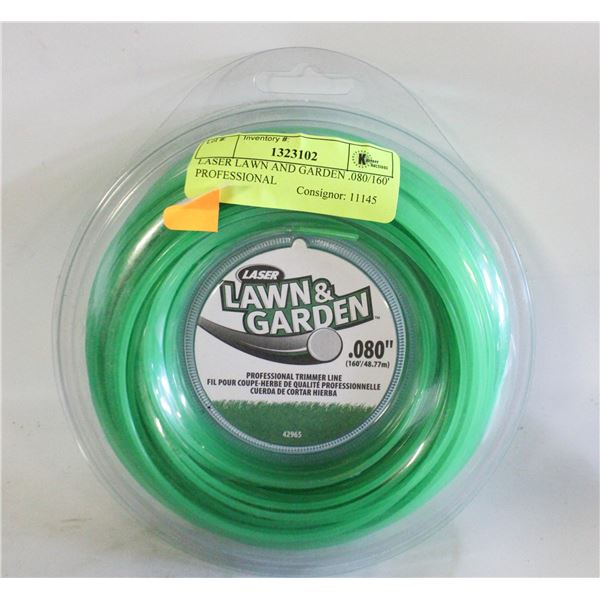 LASER LAWN AND GARDEN .080/160' PROFESSIONAL