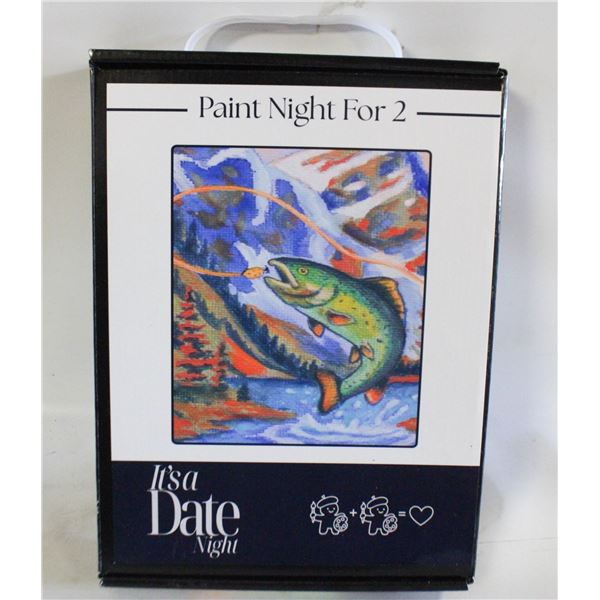 NEW-ITS DATE NIGHT- PAINT NIGHT FOR 2 KIT