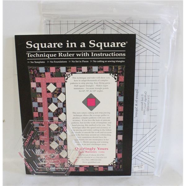 SEWING/QUILTING RULERS- ASSORTED