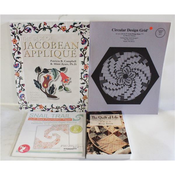 QUILTING & SEWING HOW-TO & PATTERN BOOKS - AST LOT