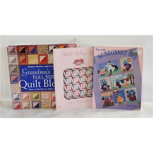 QUILTING & SEWING HOW-TO & PATTERN BOOKS - AST LOT