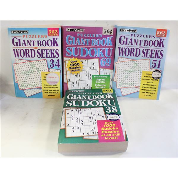 SUDOKU AND WORD SEARCH ASSORTED