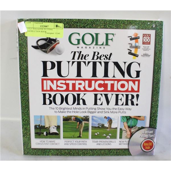 GOLF MAGAZINE PUTTING INSTRUCTION BOOK