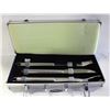 Image 1 : PINNACLE ALUMINUM CASE WITH 3PC BBQ TOOLS
