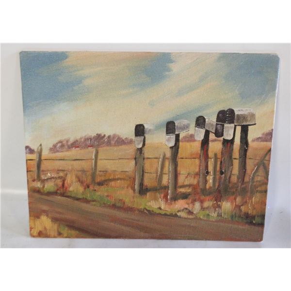 VINTAGE "5 FARM ROAD MAILBOXES"