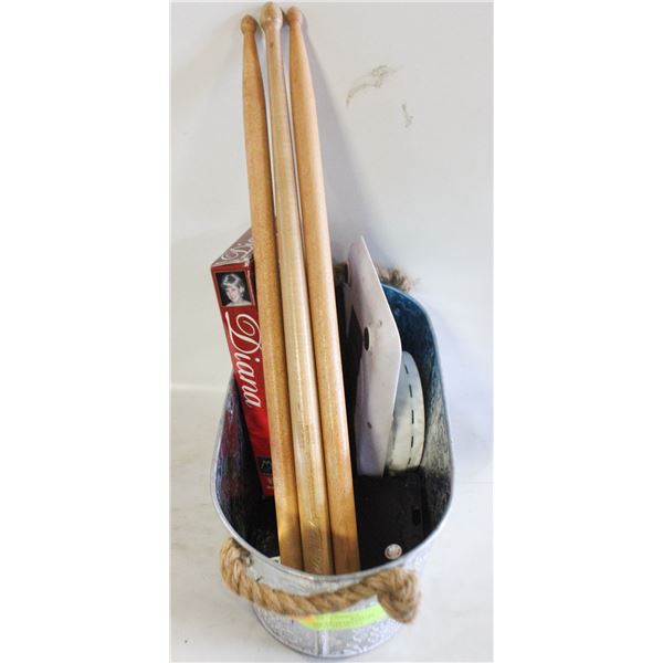 3RB RB-5B DRUMSTICKS 5B WOOD TIP-MAPLE/DIANA: