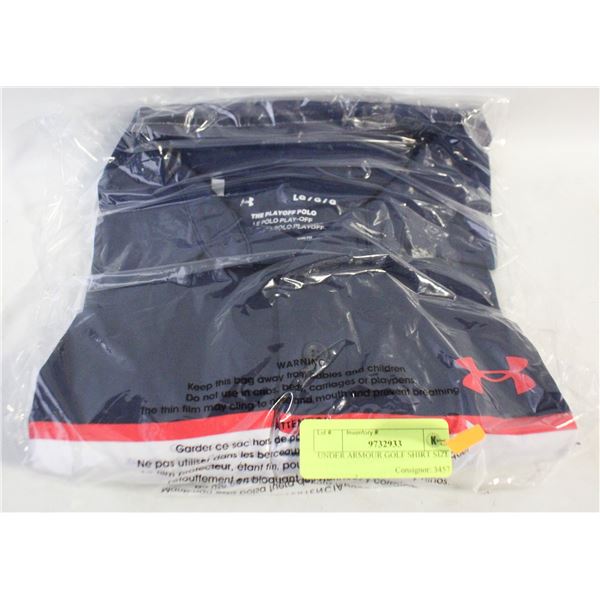 UNDER ARMOUR GOLF SHIRT SIZE L