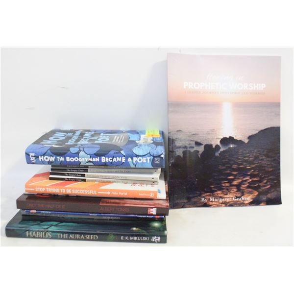 NEW- SET OF 12 VARIOUS BOOKS