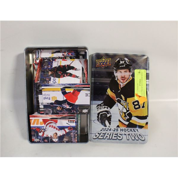 FULL TIN OF 24-25 UPPER DECK SERIES 2