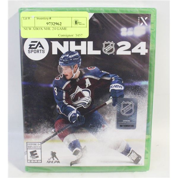 NEW XBOX NHL 24 GAME