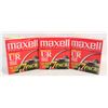 Image 1 : 3, 7 PACK MAXELL CASSETTE TAPES