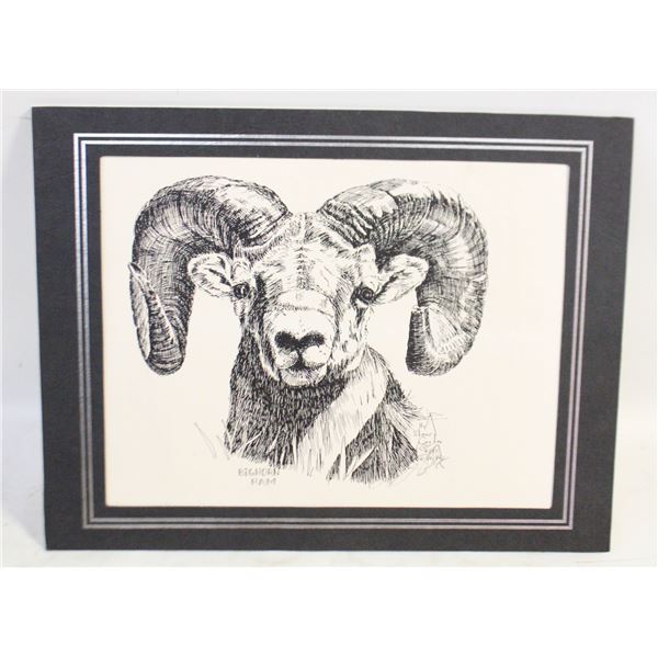 VINTAGE 1986 #237 PRINT, SIGNED STEVE