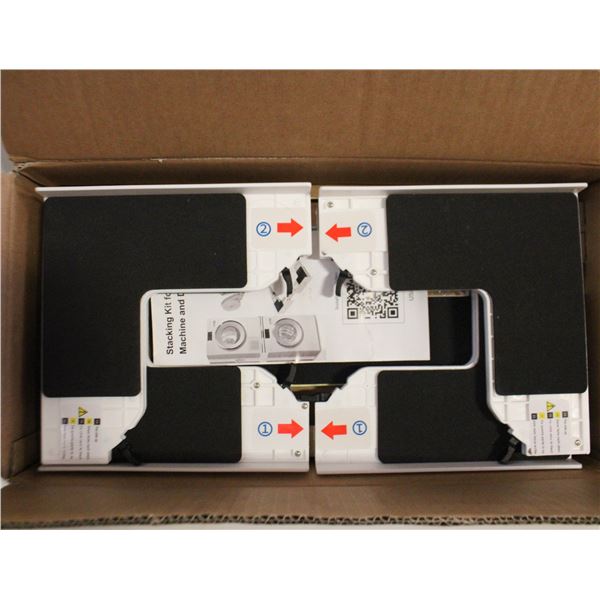 ADJUSTABLE STACKING KIT FOR WASHER+DRYER