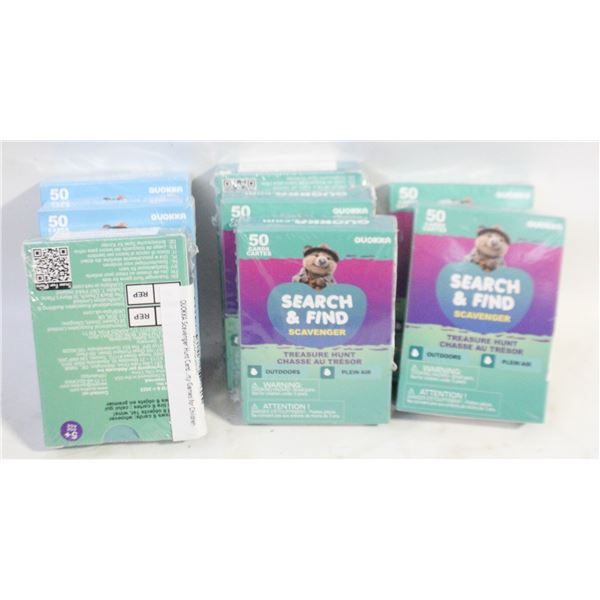 NEW-SEARCH+FIND SCAVENGER GAMES 8 SETS