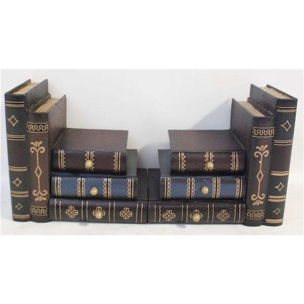 NIB - HOME INTERIORS 'LIBRARY BOOK' BOOK ENDS