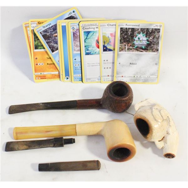 SELECTION OF VINTAGE TABACCO PIPES