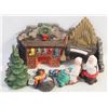 Image 1 : VTG. CERAMIC CHRISTMAS SCENE