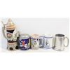 Image 1 : LOT OF EUROPEAN BEER STEINS.