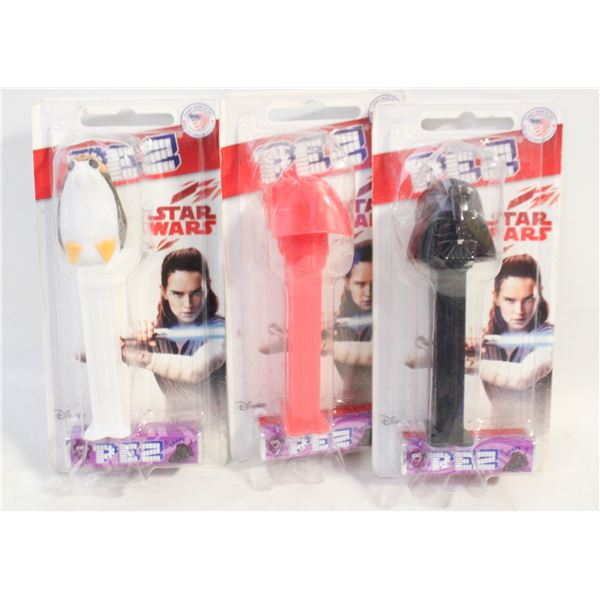 LOT OF NEW COLLECTIBLE STAR WARS PEZ DISPENSERS