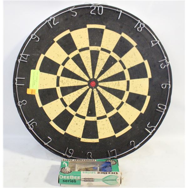 DART BOARD AND DARTS