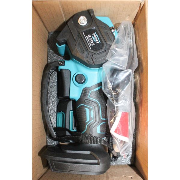 NEW IN BOX CORDLESS MINI CHAINSAW W/FAST
