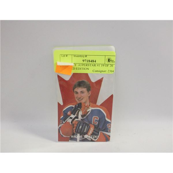 GRETZKY SUPERSTAR #1 19 OF 20 LIMITED EDITION