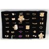 Image 1 : TRAY W/36 GOLDTONE RINGS