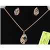 Image 1 : NEW JEWELRY DISPLAY W/ NECKLACE + EARRINGS