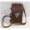 Image 1 : VINTAGE GENUINE LEATHER CASE WITH A STRAP