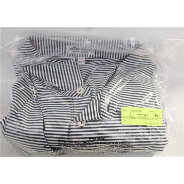 PETER MILLAR GOLF SHIRT SIZE XXL