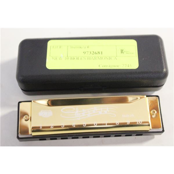 NEW 10 HOLES HARMONICA